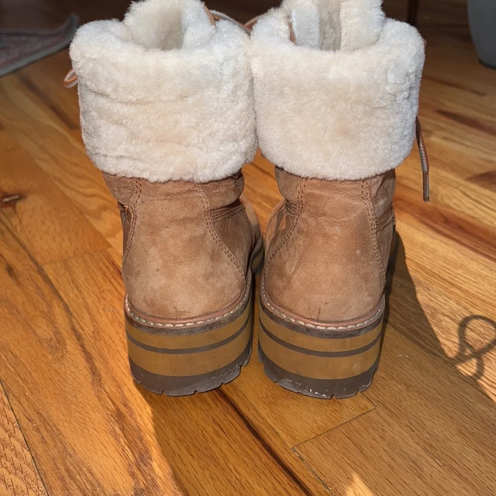 Timberland WOMEN'S COURMAYEUR VALLEY WATERPROOF FAUX-FUR BOOTS - Picture 2 of 6